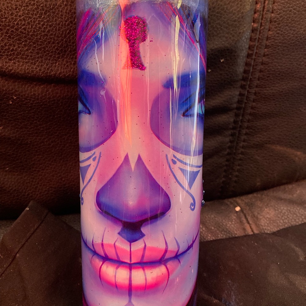 Skinny glass tumblers